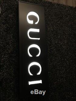 100% Authentic Gucci Store Front Sign