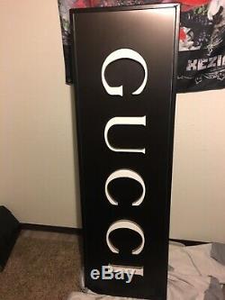 100% Authentic Gucci Store Front Sign
