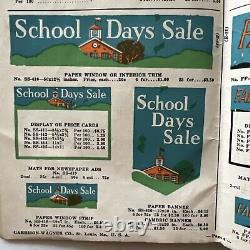 1940 Original Merchandising Displays Catalog Store Signs Seasonal Sale Templates