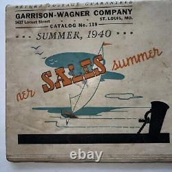 1940 Original Merchandising Displays Catalog Store Signs Seasonal Sale Templates