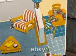 1940s KEM-TONE PAINT Easel-Back Cardboard Store Display Sign