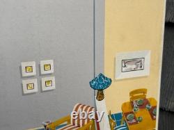 1940s KEM-TONE PAINT Easel-Back Cardboard Store Display Sign