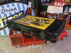 1940s Red Ryder Gloves Store Display Sign Original BB Gun Antique Old Gas Oil