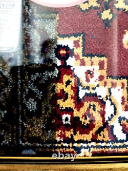 1940s Uniquely Framed Store Display Ad for Carbona Soapless Lather 13x11