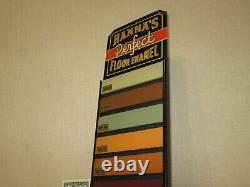 1940s VINTAGE GENERAL STORE or PAINT STORE -PAINT COLOR DISPLAY-ADVERTISING SIGN