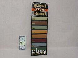 1940s VINTAGE GENERAL STORE or PAINT STORE -PAINT COLOR DISPLAY-ADVERTISING SIGN