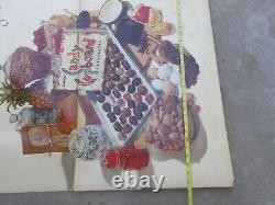 1950-1960s Candy Cupboard Chocolates Sign & Store Display