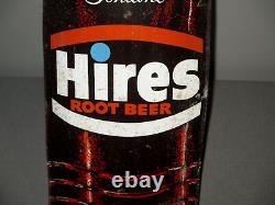 1950- Hires Root Beer Bottle Vertical Sign Thermometer-org- Store Display 28.5