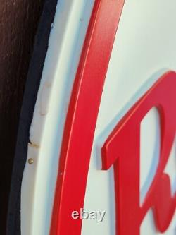 1950's RCA Radio/TV Plastic SIGN vintage 24 Round Store Display Electronics