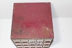 1950s Vintage E. Edelmann Advertising Parts Cabinet Store Display FULL CONTENTS