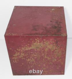 1950s Vintage E. Edelmann Advertising Parts Cabinet Store Display FULL CONTENTS