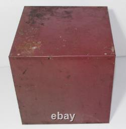 1950s Vintage E. Edelmann Advertising Parts Cabinet Store Display FULL CONTENTS