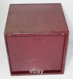 1950s Vintage E. Edelmann Advertising Parts Cabinet Store Display FULL CONTENTS