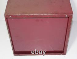 1950s Vintage E. Edelmann Advertising Parts Cabinet Store Display FULL CONTENTS