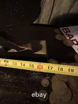 1950s Wolverine Boots Shoe Store Counter Display Advertising Sign Union Made