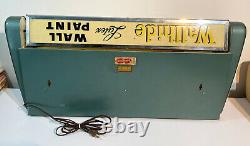 1956 PITTSBURGH PAINTS ROTATING LIGHT-UP Advertising Store Display SIGN Works