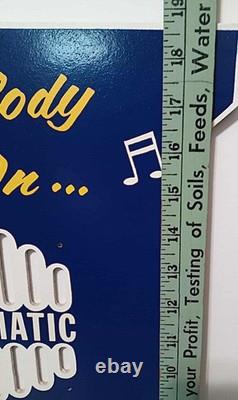 1960's Car Audio Reverb-A-Matic Hi Fi Speaker System Store Display Sign