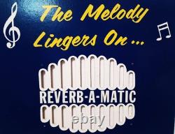 1960's Car Audio Reverb-A-Matic Hi Fi Speaker System Store Display Sign