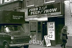 1970s Soho UK Peep Show illuminated sign