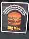 1974 Mcdonald's Big Mac Original Advertising Store Display Sign 11 X 12 1/2