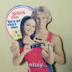 1979 Kodak Camera Film Cardboard Sign Store Display 22 With Kim Crosby Rare