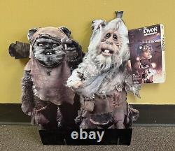 1984 VINTAGE STAR WARS Lucasfilm Ewok Adventure VHS Release Display Standee Rare