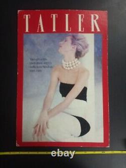 1990's Tatler Magazine Fashion Store Display Little Black Dress Rich People 90's