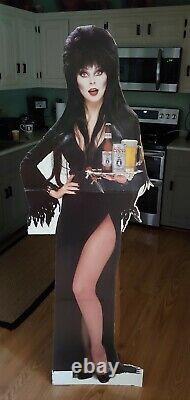 1991 ELVIRA & COORS BEER Life-Size CARDBOARD In-Store Display STANDEE w Orig BOX