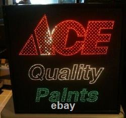 1994 ACE QUALITY PAINTS Fiber Optic Advertising Store Display MOTION Sign