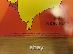 1999 Pokemon Burger King Poster Promotional Display store A2 Nintendo Pikachu