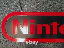 2.5 ft Official Nintendo Logo Hanging Store Display Sign Promo Very Rare