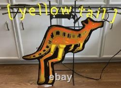 2002 Yellow Tail Wine Kangaroo Neon Style Store Display Sign Works