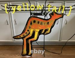 2002 Yellow Tail Wine Kangaroo Neon Style Store Display Sign Works