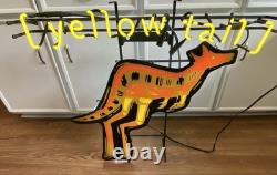 2002 Yellow Tail Wine Kangaroo Neon Style Store Display Sign Works