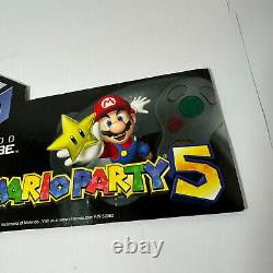 2003 Nintendo Gamecube Kiosk Store Display Sign Mario Party 5 + Mario Kart