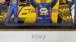 2019 NAPA Auto Parts Racing Drivers Cardboard Advertising Store Display Standup