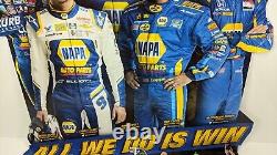 2019 NAPA Auto Parts Racing Drivers Cardboard Advertising Store Display Standup