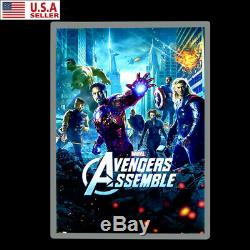 24x36 Movie Poster Led Light box Display Frame Store Advertising Sign Ads Photo