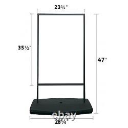 24x36Heavy-Duty Double-Sided Floor Standing Sign Holder Outdoor/Indoor Display