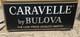 25 X 10.5 VINTAGE Lighted Wall Store Sign Caravelle By BULOVA Display