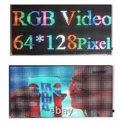 25x 12 Full Color Video P5 HD LED Sign Programmable Scrolling Message Display