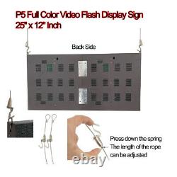 25x 12 Full Color Video P5 HD LED Sign Programmable Scrolling Message Display