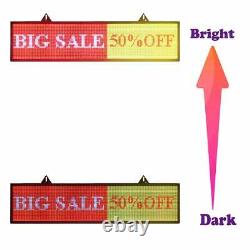 27x 14 Display Full Color P5 LED Sign Programmable Scrolling Message