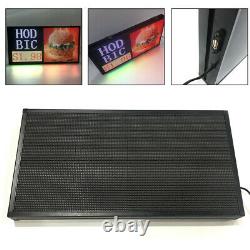 27x 14 LED Programmable Digital Display Scrolling Message Moving Sign US