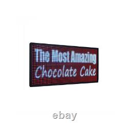 27x 14 inch Seven-color Sign For Advertising Led Sign Led Scrolling Sign NEW