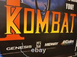 3 DAY Mortal Kombat II 1993 Vintage-Style Store Display Promo Banner Sign 2