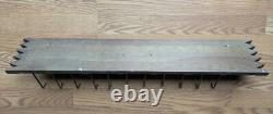 30 x 5.25 Vntg BURTON WESTERN BELTS Wall Mount Wood Apparel Shop Store Display