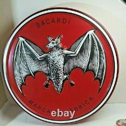 32 Bacardi Superior Rum 3D Bat Double Sided Store Display Marca De Fabrica Sign