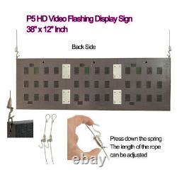 38x 12 RGB Full Color P5 LED Sign Programmable Scrolling Message Display