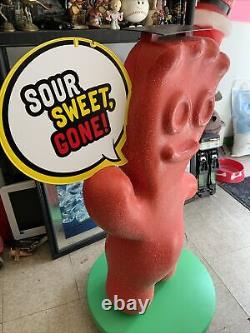 46 SOUR PATCH KIDS Plastic Candy Tray Large Retail Store Display On Wheels Rare